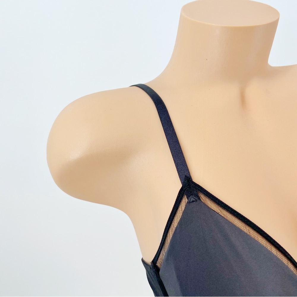 NWT On Gossamer Black Bare Illusion Unlined Bra Style 014751 Size 32C - Picture 4 of 12